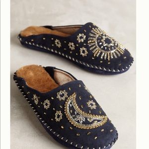 Anthropologie Jasper & Jeera Celestial slippers